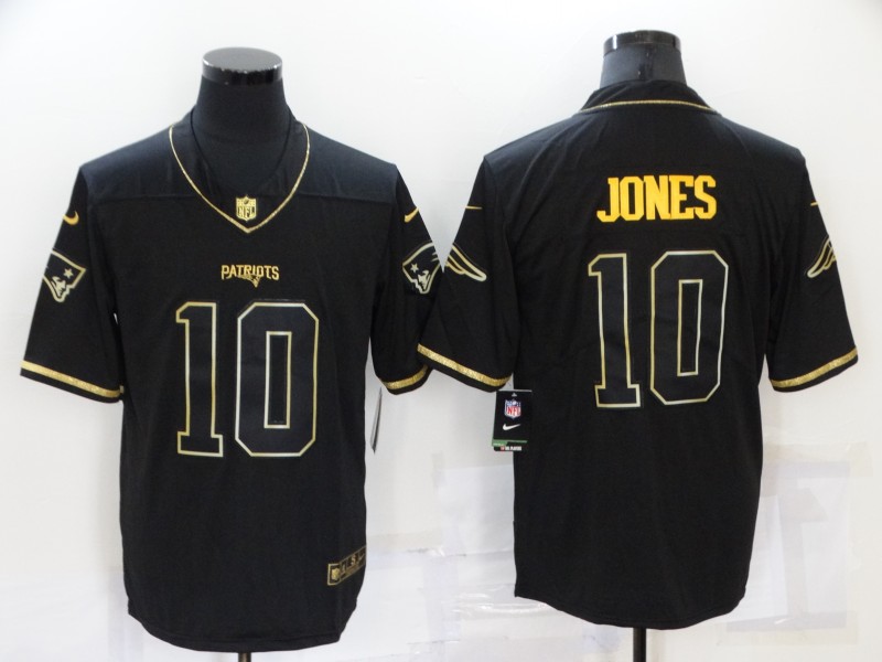 Men's New England Patriots #10 Mac Jones 2021 Black Gold Stitched Jersey Men's New England Patriots #10 Mac Jones 2021 Black Gold Stitched Jersey